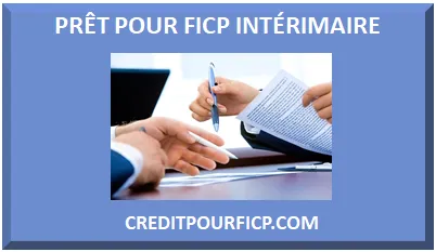 PRÊT POUR FICP INTÉRIMAIRE